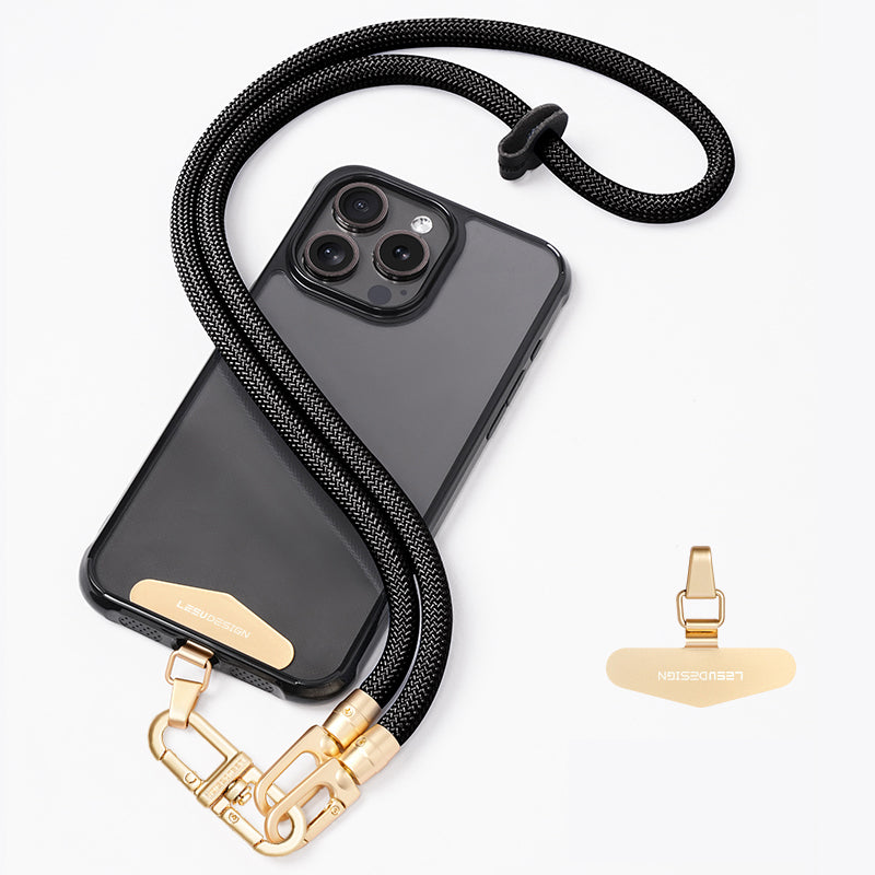 LEEU DESIGN Climbing Series 85cm Phone Lanyard Adjustable Cell Phone Crossbody Neck Rope LEEU DESIGN Climbing Series 85cm Phone Lanyard Adjustable Cell Phone Crossbody Neck Rope